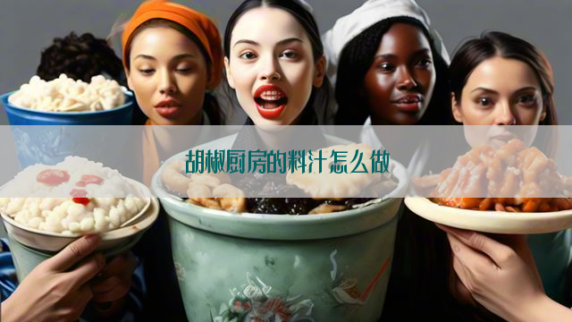 胡椒厨房的料汁怎么做